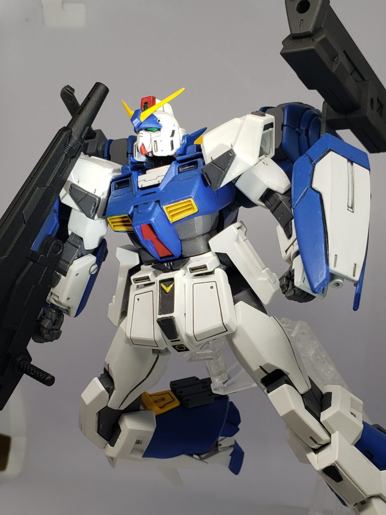 脳内設定が定まると、オリジナル機体製作はこんなに楽しいんだなあと実感した作品です。沼ると終わりのない明日へ走ることになるので、止めどきが難しいですね(笑)ジャンクパーツがそれなりに余ってるので、今あるもので色々カスタムできるように取り組んでいきたいものです。