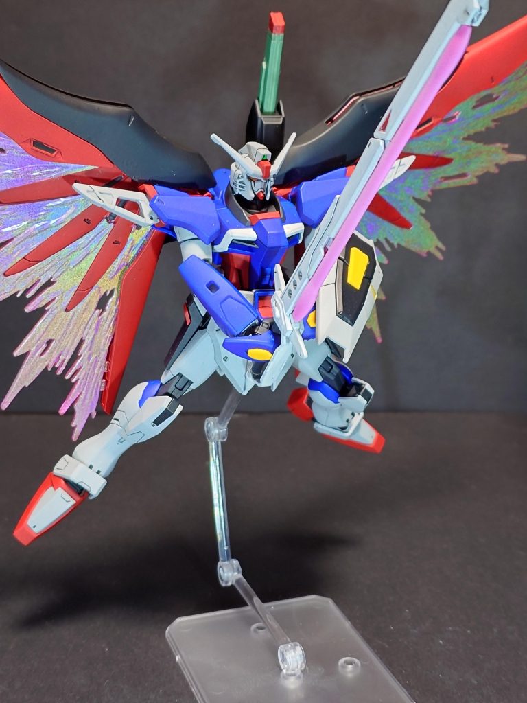 アロンダイトの正面構え撮影は最近したのですが長らく放置していたからか関節が硬くてポージングが大変でした(笑)