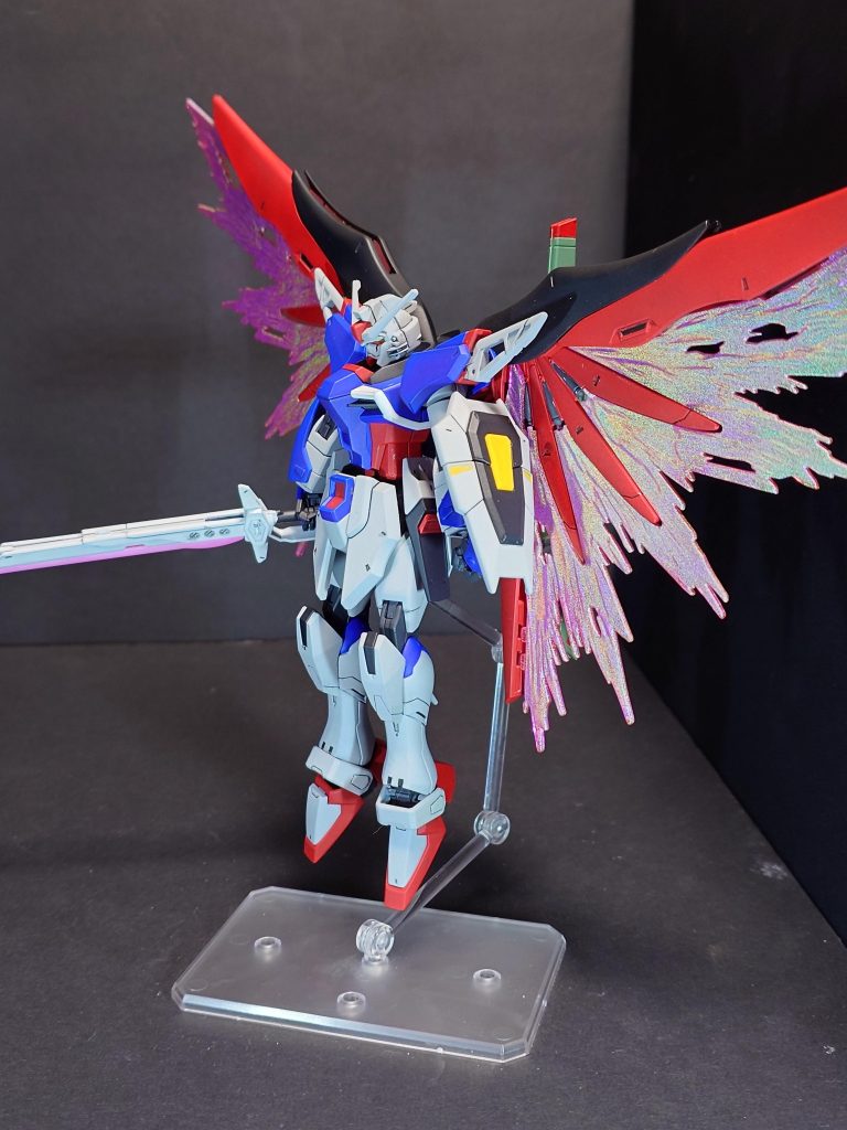 光の翼展開浮遊状態