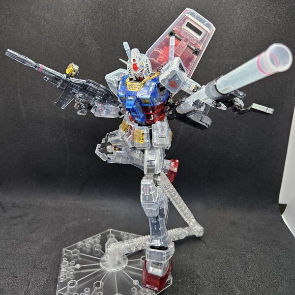 出張中に作ったクリアガンダム3.0