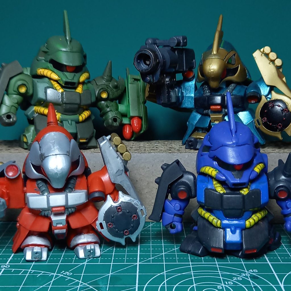 ジオン軍作成｜massyuさんのガンプラ作品｜GUNSTA（ガンスタ）