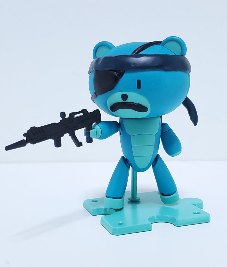 バンダナ及び眼帯はパテです。