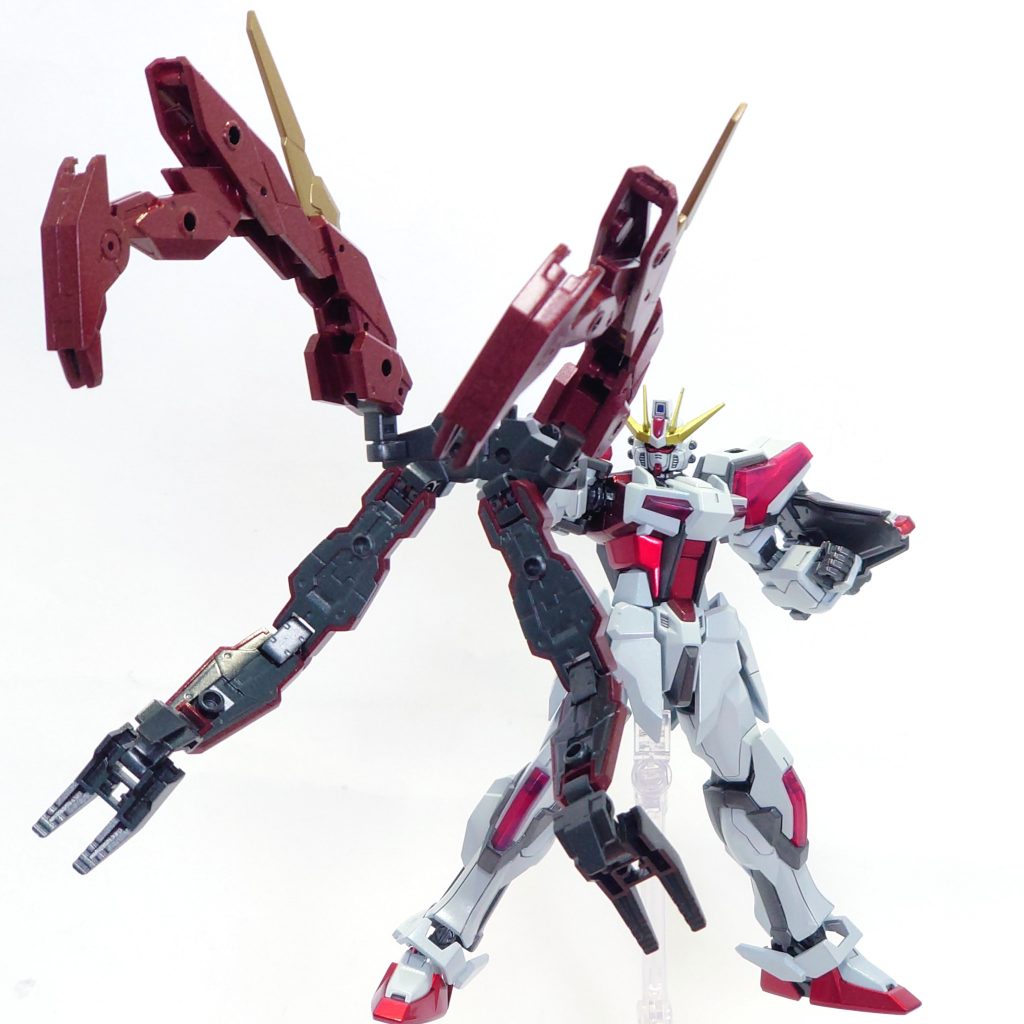 おまけ適当なジョイントパーツでバックパックは腕部に装着できます。