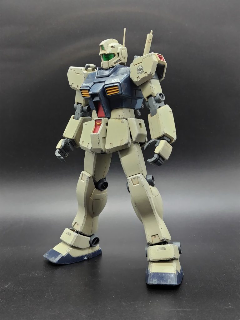 いつものかんじでドライブラシ、チッピング等。