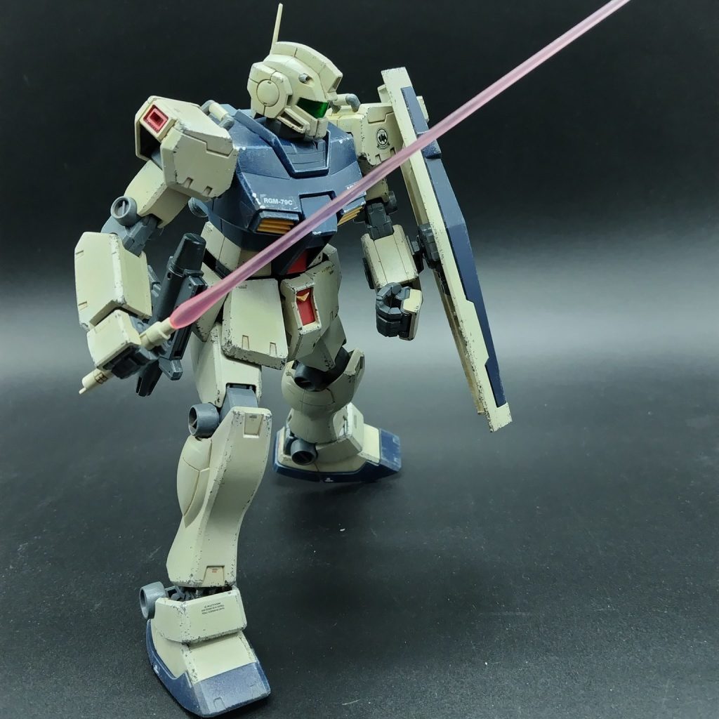 MG ジム改 センサー強化試作型 LED内蔵改修全塗装 完成品