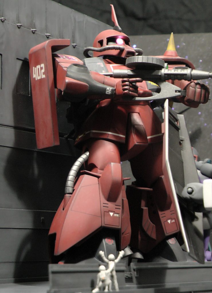 白組に自動設定されてましたが、最期にこのショットを。連邦兵のノーマルスーツが白ですので、あくまで白組ということで・・・。