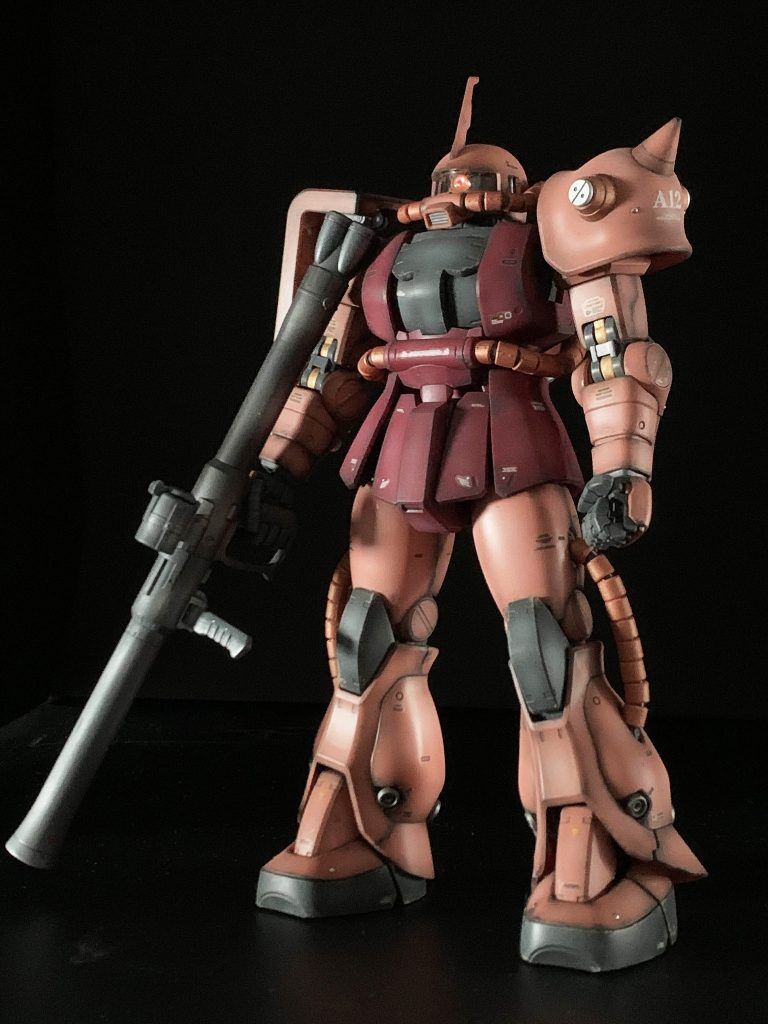 シャア専用ザク MS-06S ZAKUⅡMG 1/100 Ver.2.0–2枚目/制作者:むいち