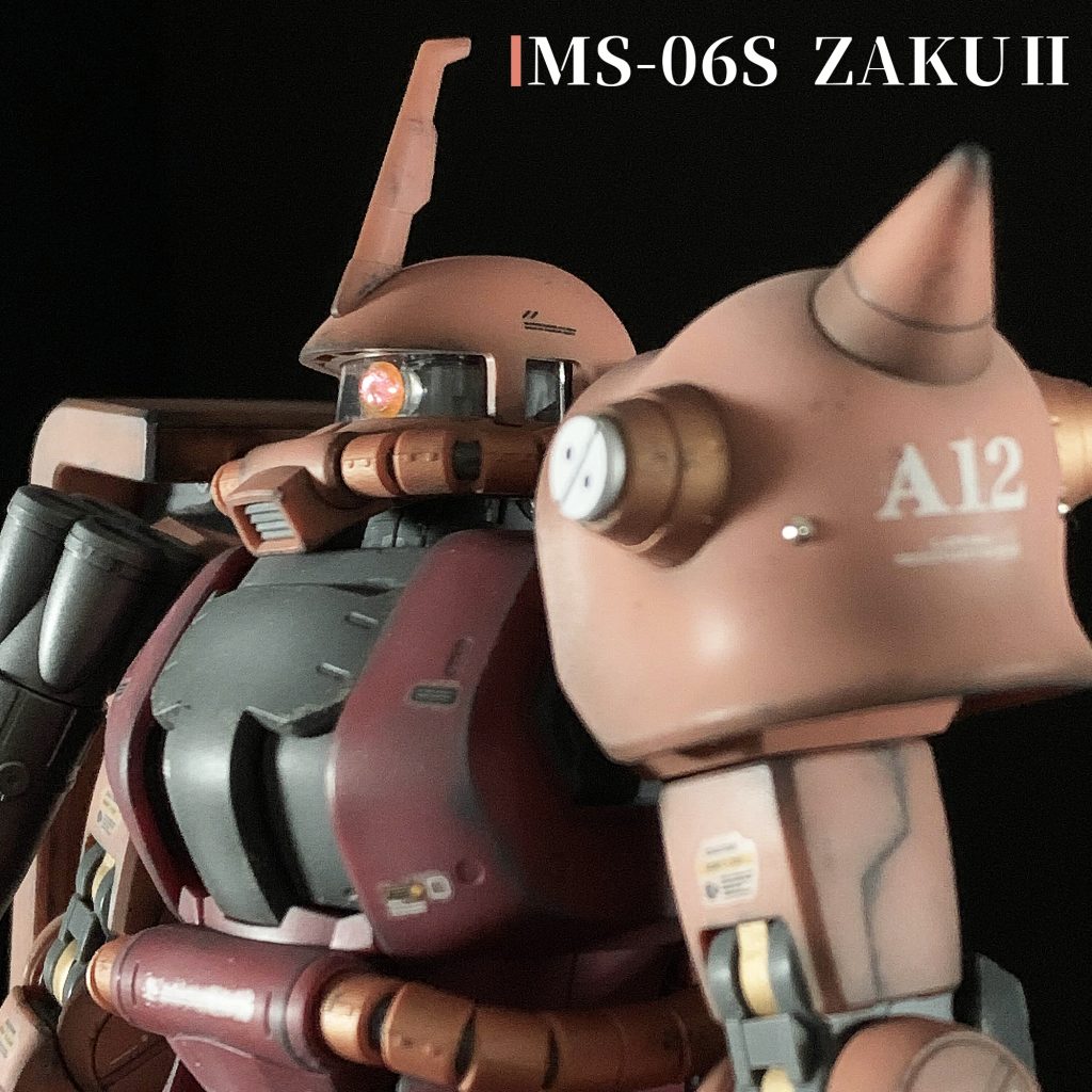 シャア専用ザク MS-06S ZAKUⅡMG 1/100 Ver.2.0