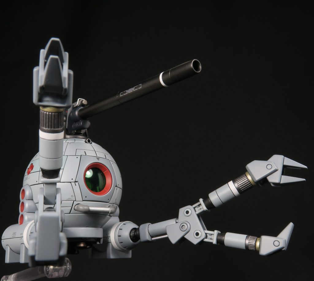 コックピット全面はクリアー塗装