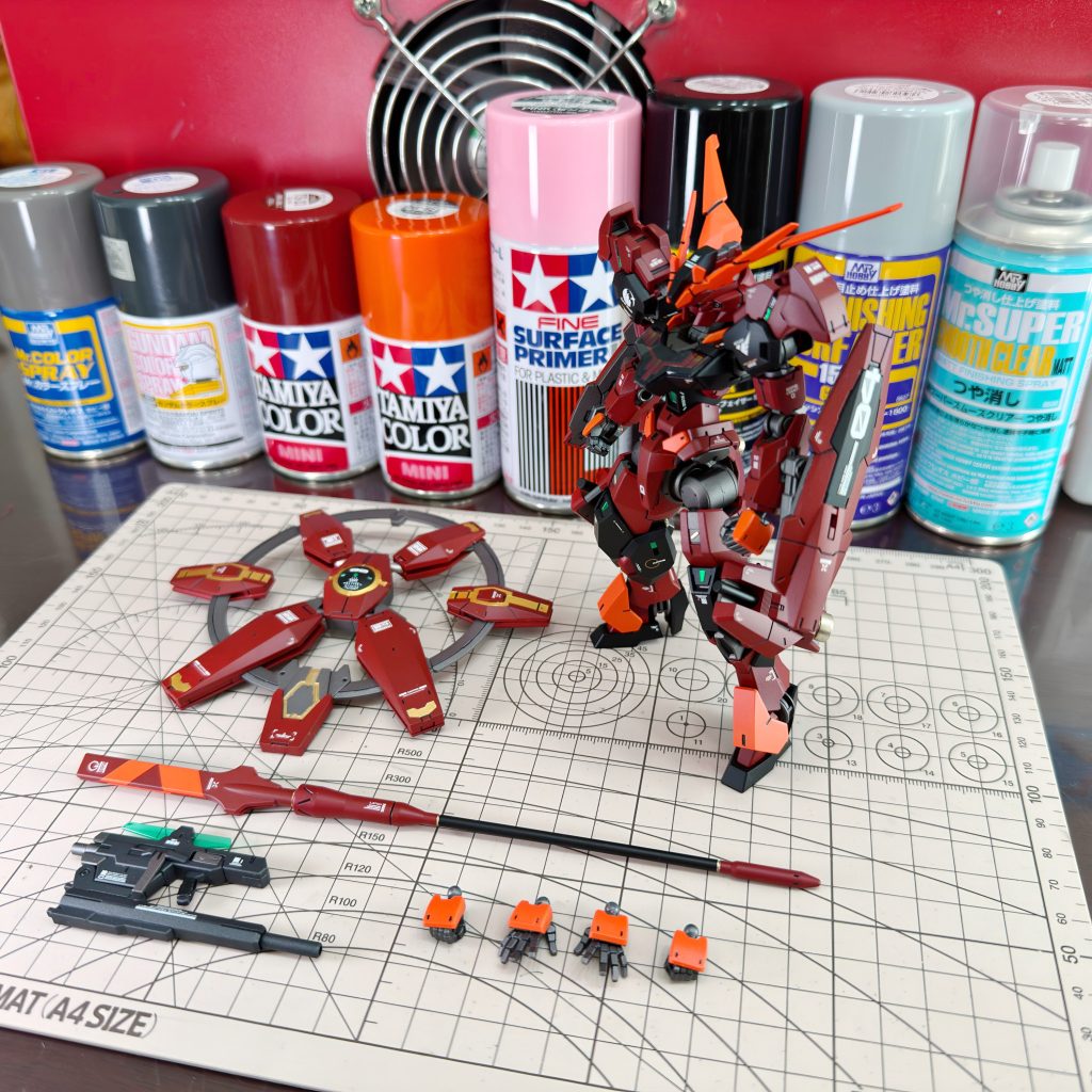 武装一式と使用した色はこんな感じです〜