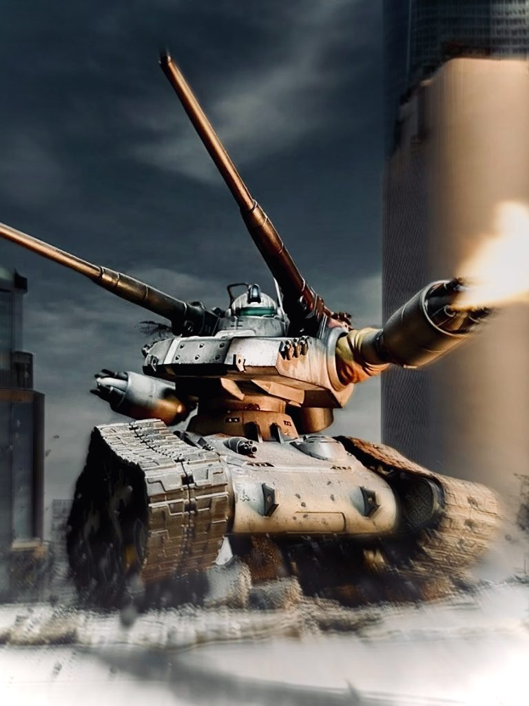 オリジン版ガンタンクです。無骨な感じで無慈悲に制圧していく所がカッコいいけど、よく見るとなんで戦車に人型の上半身を載せるかな?という気が。