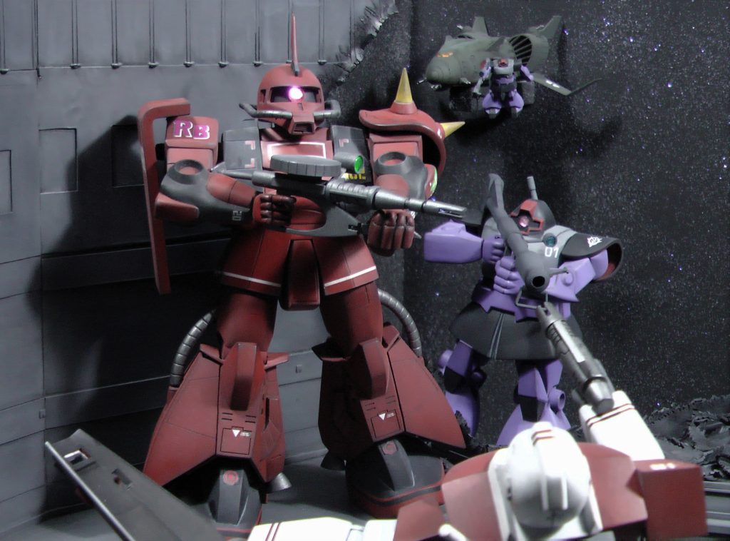 この画角を作りたくて、旧キットを集めつつ製作しました。