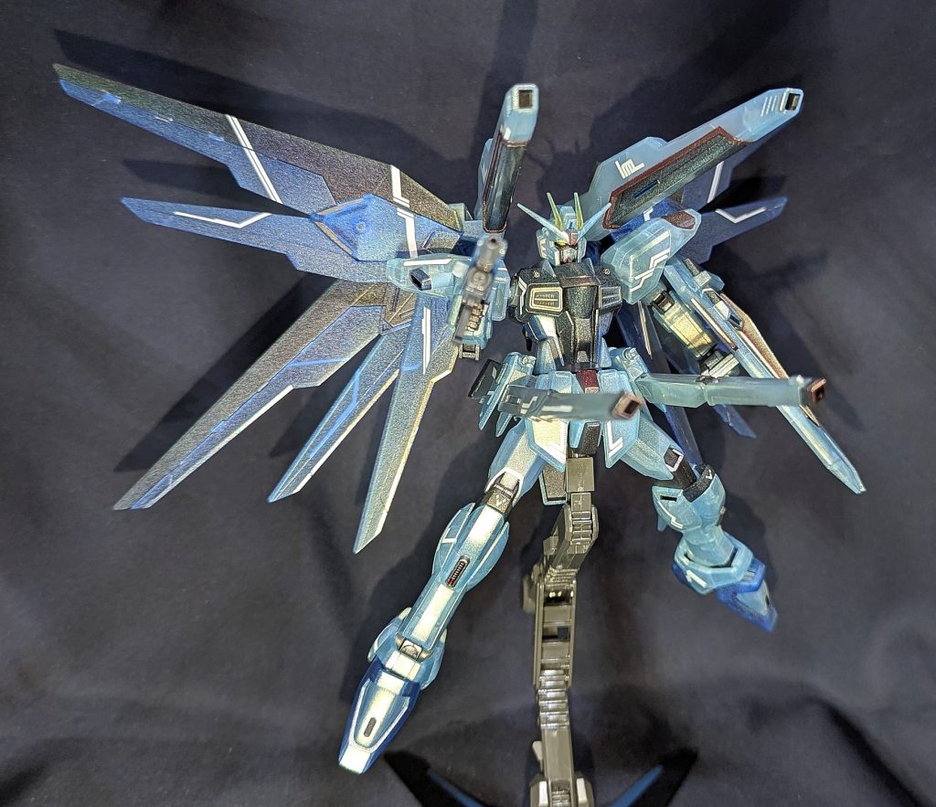 フリーダムガンダム　ポラライズドクリア風塗装–7枚目/制作者：@infieth