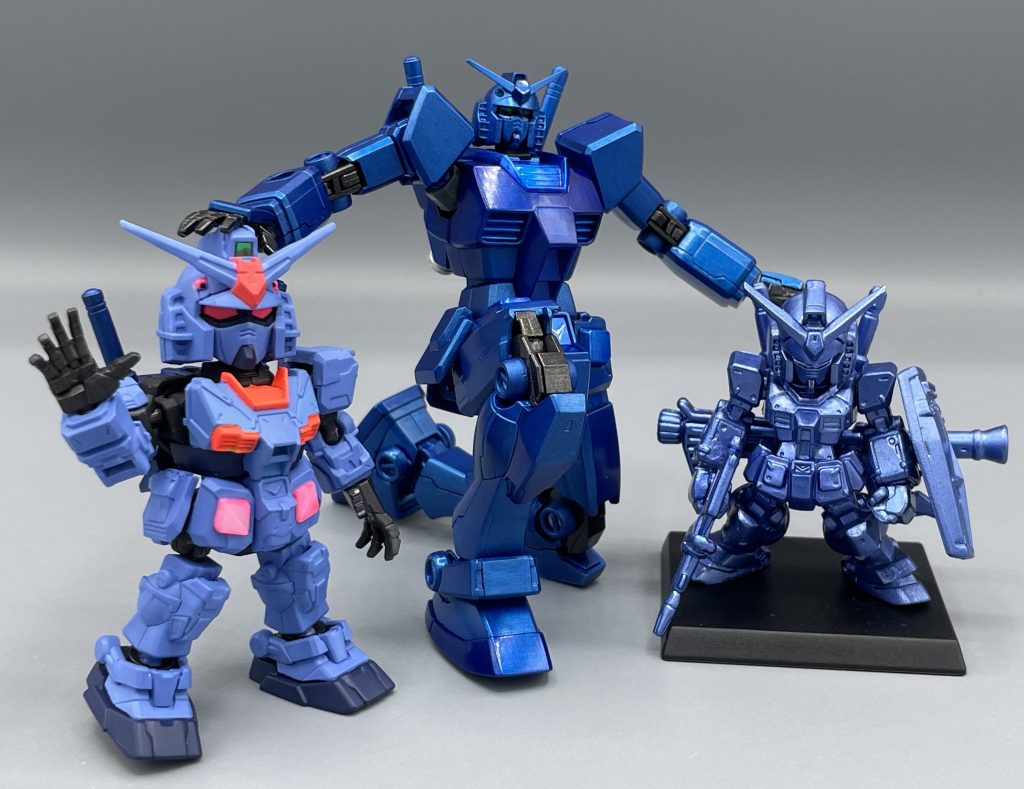 藍・戦士☆ファミリー 我が家の藍・戦士たちです。かわいい。★HGUC 藍・戦士はこちら→https://gumpla.jp/hg/2182496 最後までご覧いただき、ありがとうございました(*^^*)