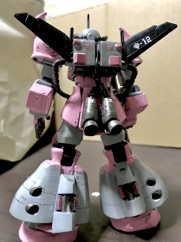 後ろから。　ウイング部分はインパルスとものと取り替えました。