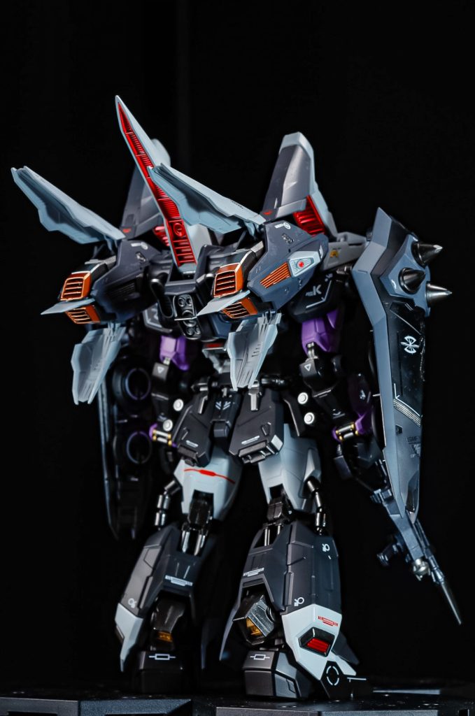 後ろのスラスター部分も展開します。こゆの萌えますよね!😎👍