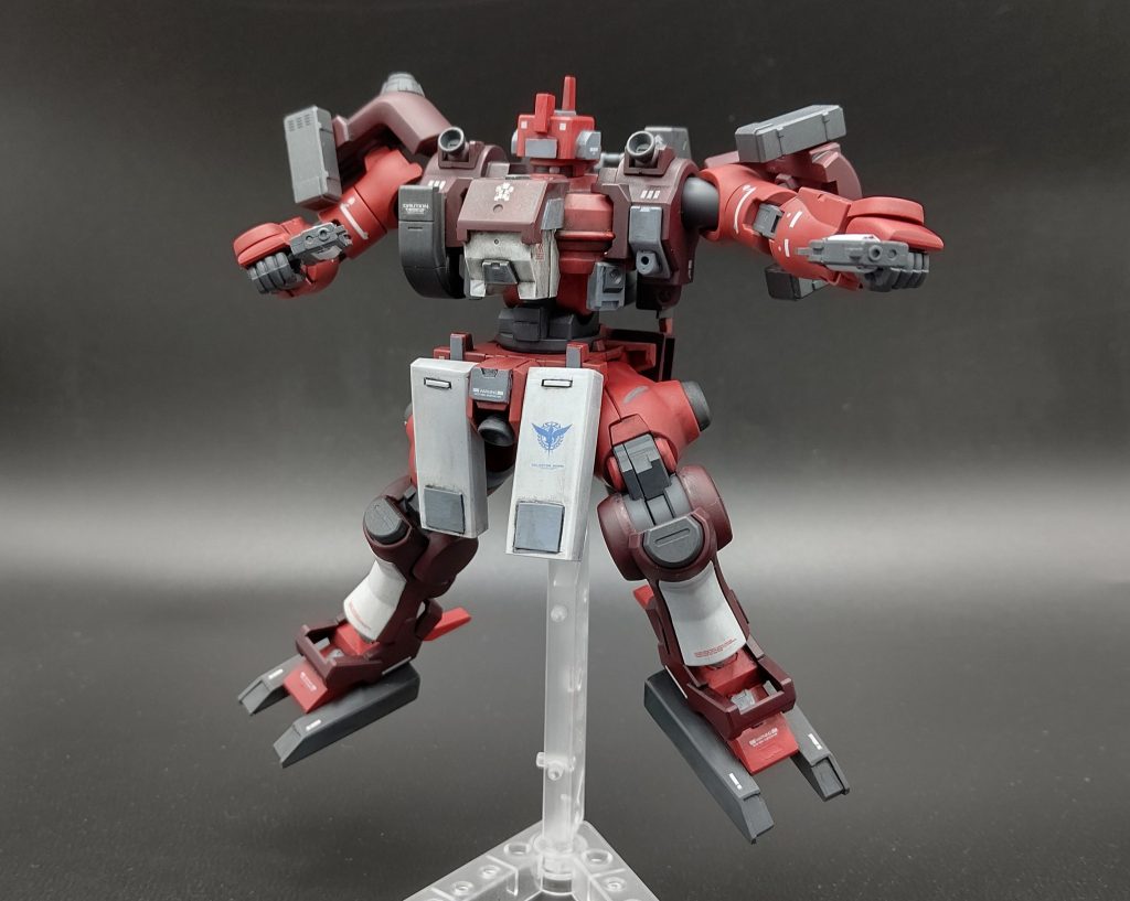 この武装群でGN-X等の次世代機に対抗出来るのか…と今見たら思いますが、それは名も知らぬマイスター候補だったエース君が頑張ってくれるでしょう…。