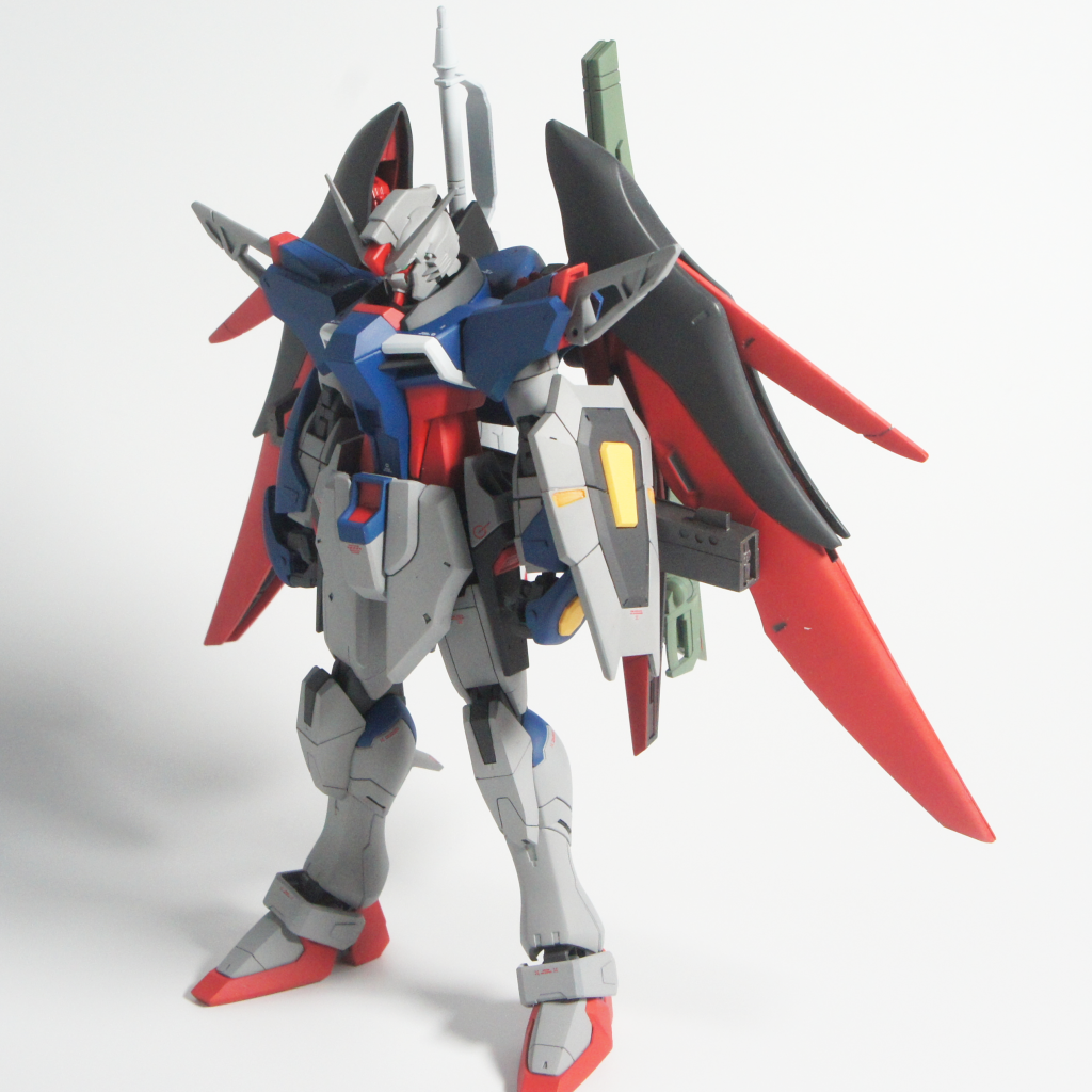 今回は首1mm、胴体3mm、太ももで1mm、脛で1mm延長しています。また、簡単なレールガンを自作し、磁石でマウントできるようにしています。