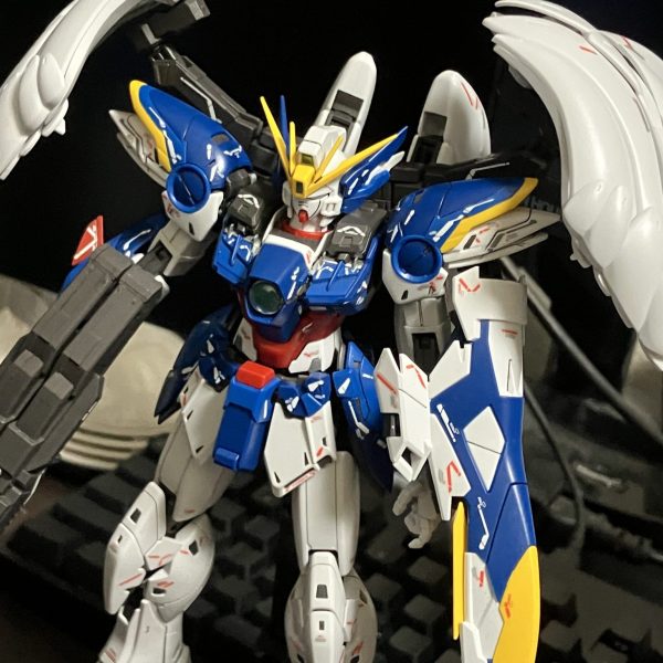 ウィングガンダムゼロEW ver.ka 素組みにちょい足し