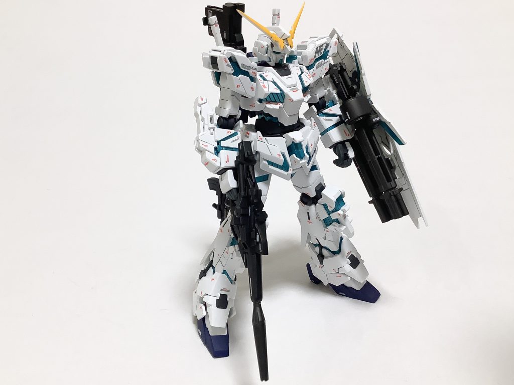 HG フルアーマーユニコーンガンダム 水性塗料全塗装