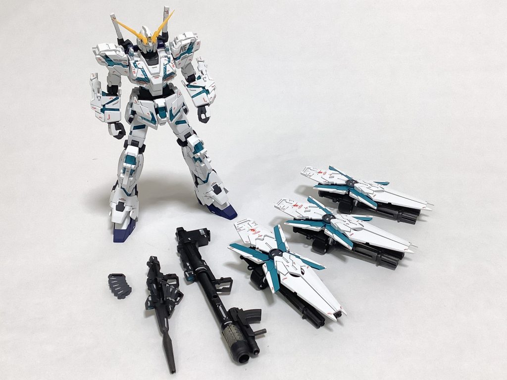 HG フルアーマーユニコーンガンダム 水性塗料全塗装–4枚目/制作者：fuji