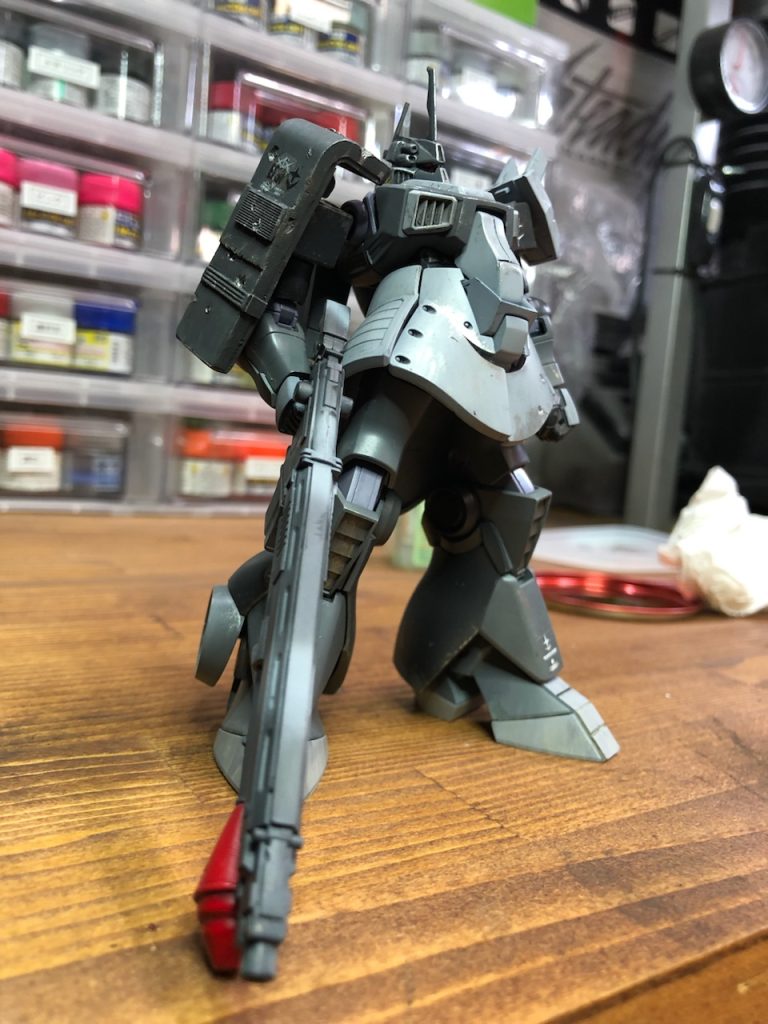 ディジェの肩アーマーを紛失してしまったので思いつきでザクのシールドを付けてみました