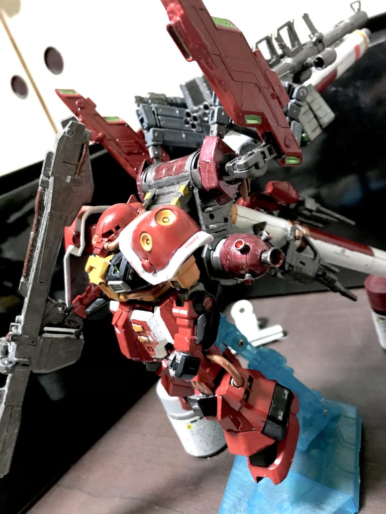 横から。　ほぼ無改造です。色変えるだけで印象が全然違いますね。