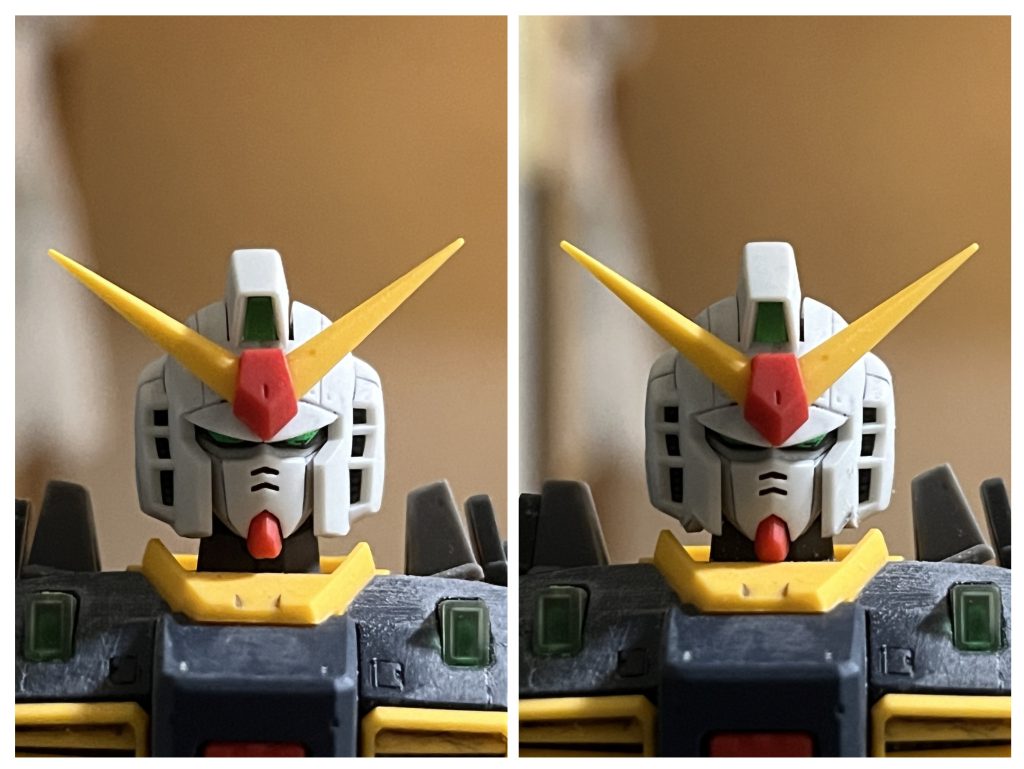 before→after微妙な違いですがスッキリしました。ちなみにバルカンポッドはオミットです。