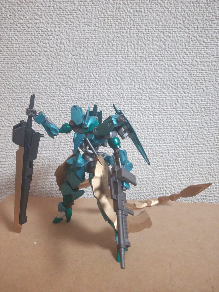 大剣装備。過去作すぎて下地の色間違えた。