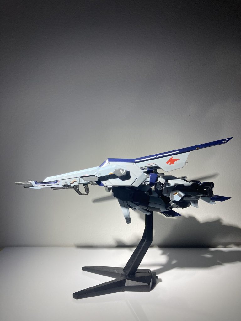 おまけ2 G-ストライダー横アングルそれなりに手間が掛かりましたが、ちゃんとカッコイイ出来になってくれた気がします。AGE-2最高!!最後までご覧いただきありがとうございました。