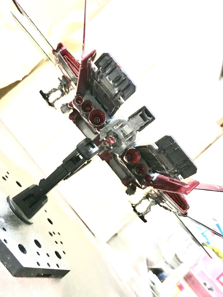 後方から､バーニアとか適当につけました。