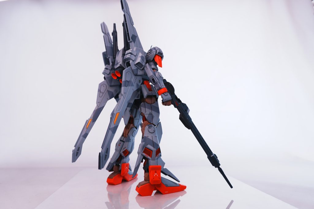 バックショットテールスタビライザーはスラスターを追加、メインブースターは３Dプリンタで新造しました。