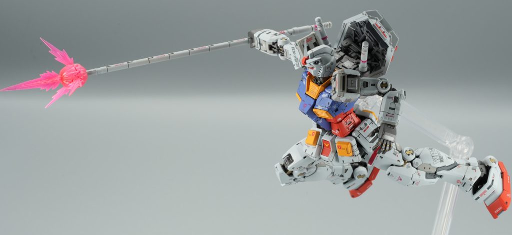 実は武器セットも買えたので一緒に作りました。ビームジャベリンて出番少ないですが、かなりカッコ良くないですか?
