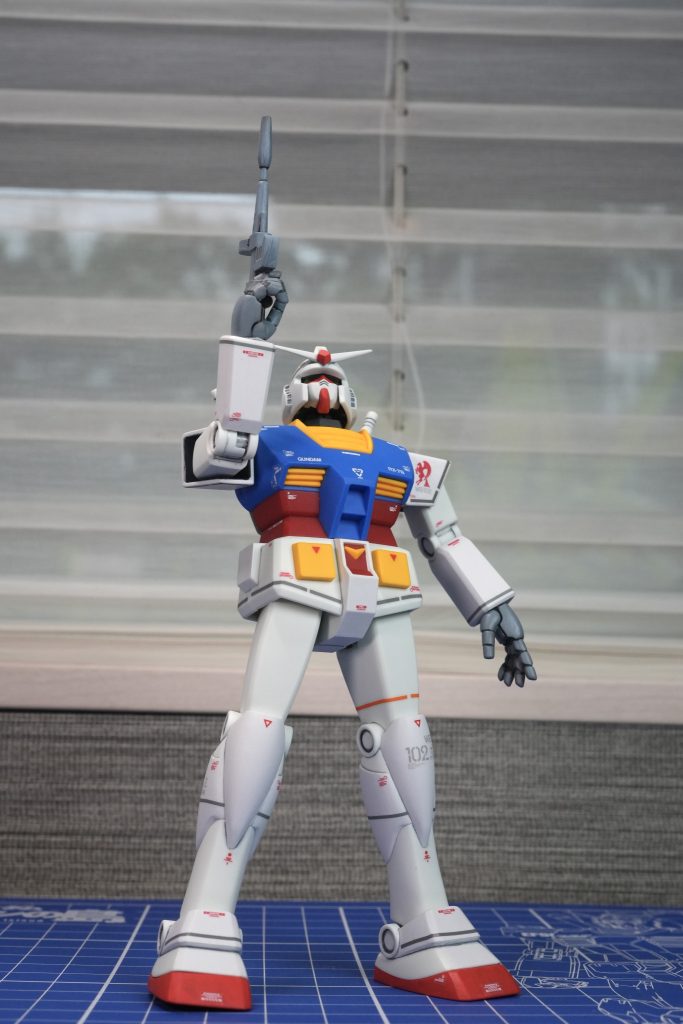 Old-school last shooting pose