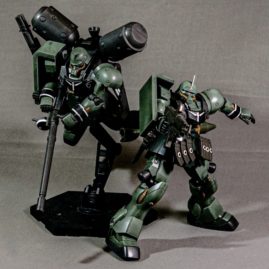 HG AMS-129 ギラ・ズール（ギルボア・サント機）–5枚目/制作者：しるばにあ