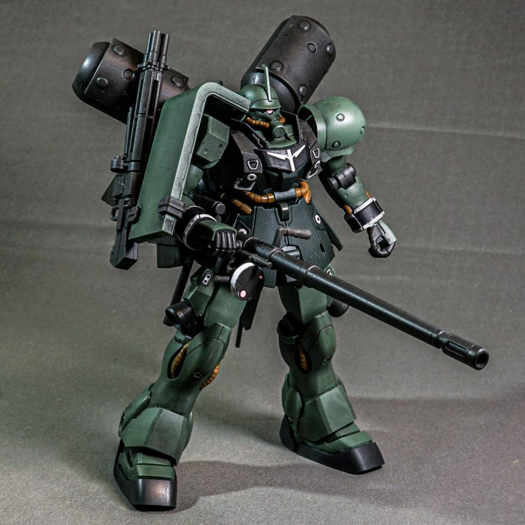 HG AMS-129 ギラ・ズール（ギルボア・サント機）–2枚目/制作者：しるばにあ