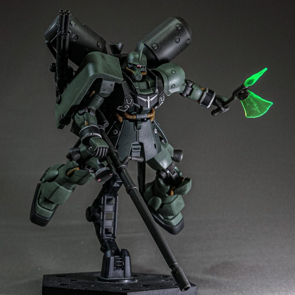 HG AMS-129 ギラ・ズール（ギルボア・サント機）–4枚目/制作者：しるばにあ