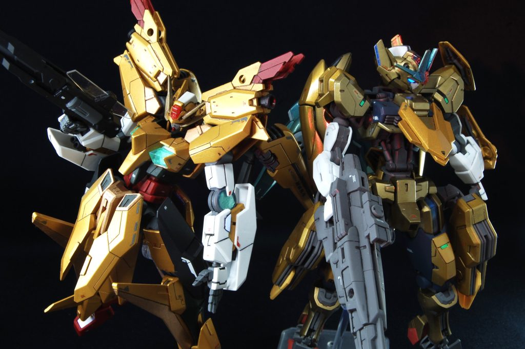 キャプテンガンダム後継機のキャプテンアリオスとキャプテンエアリアルリビルド