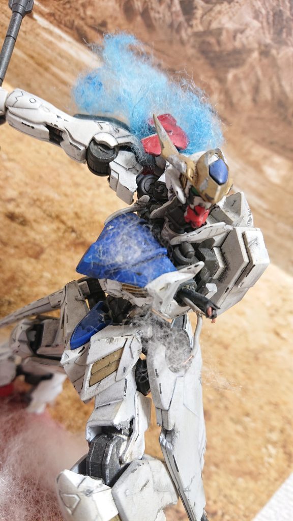 顔面アップで。配線が出てる方はポリキャップ無くすか塗装した方がよかった気がします...