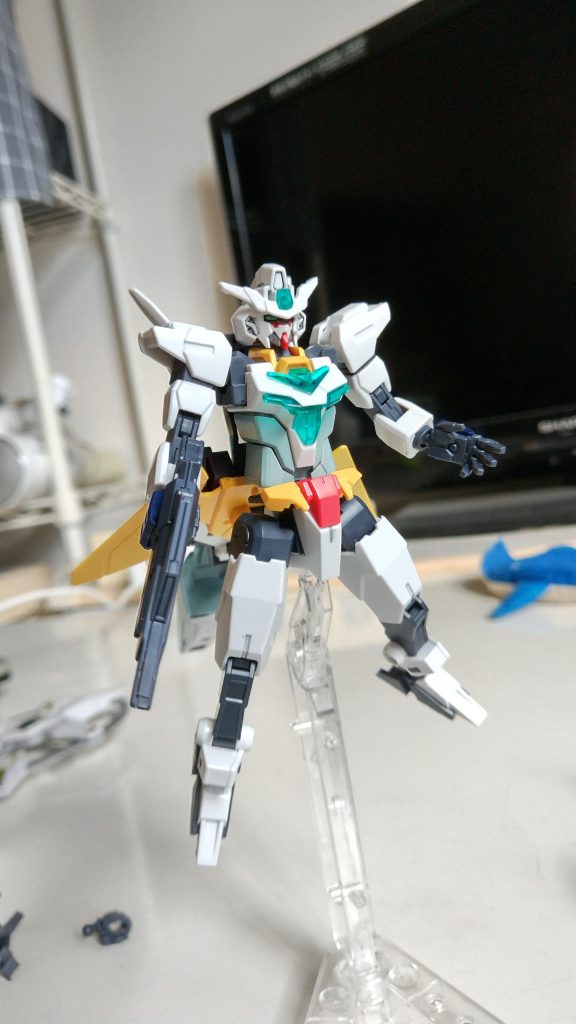 コアガンダムⅡなかなかかわいいじゃないですか。個人的趣味で一部塗ってます。