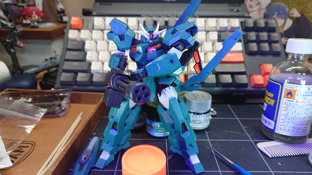 修復21番酷かったルブリスウル君(zaku-kao4)関節の改装&部分塗装