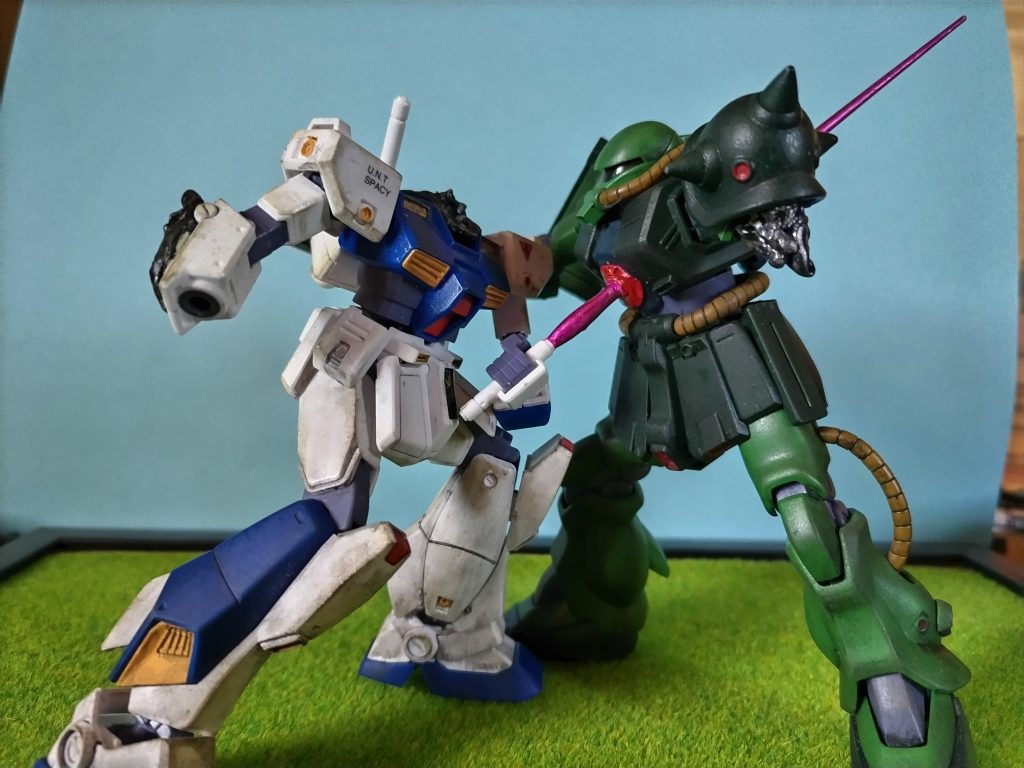 ズシュウゥゥ「 あぁっ!」