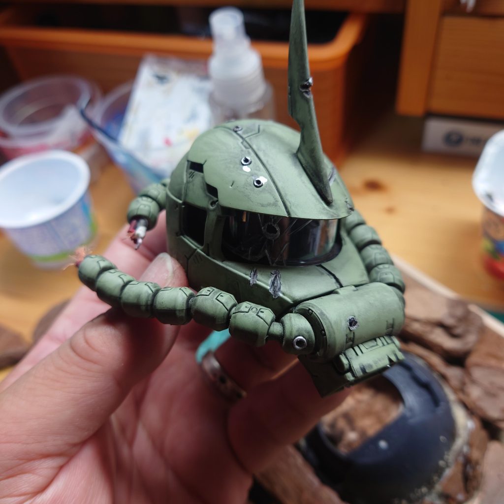 ダメージ加工中、前回よりもシンプルにしてみました！