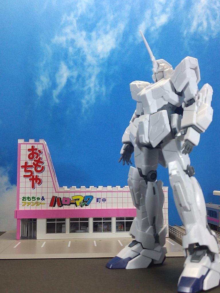 ガンダムからユニコーンに変えてお台場風や