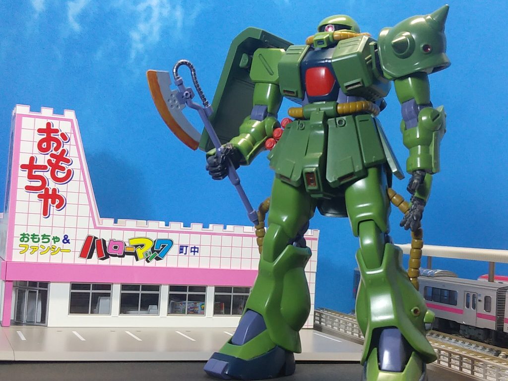 他にもザクを置いてみたり