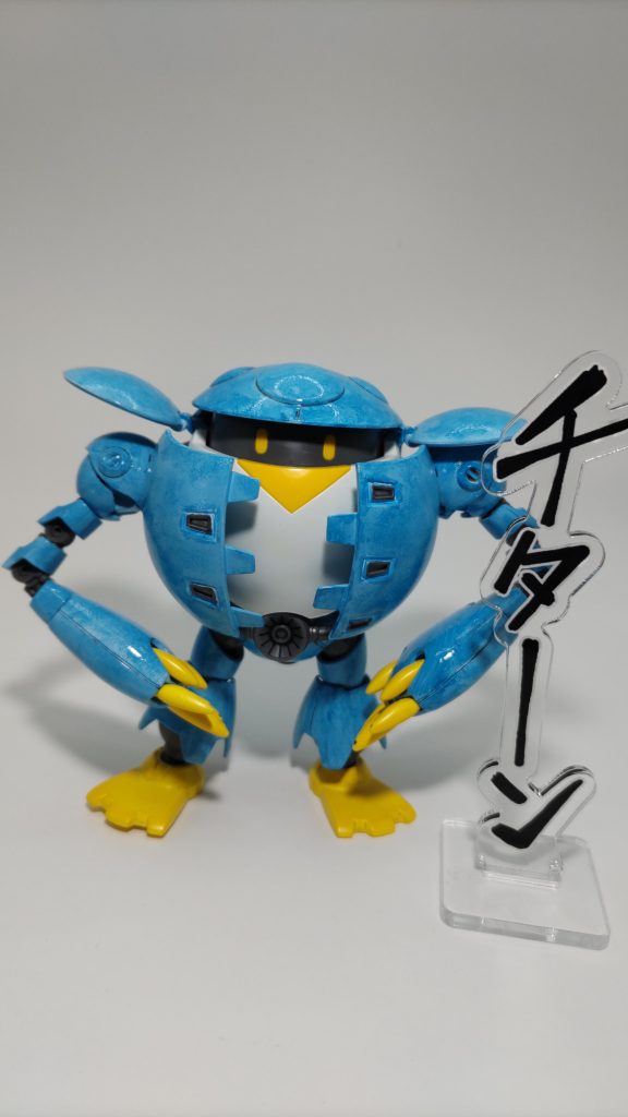 結果、絵本に出てくるような感じのボディカラーに。※青以外は成型色と缶スプレー塗装です これはこれでいいけども、いつかちゃんと塗ったものを製作てみたい…