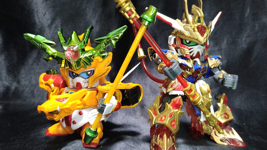 如意棒っぽい武器( 旋風棍)持ってるので如意棒使いのSDW悟空インパルスとも比較