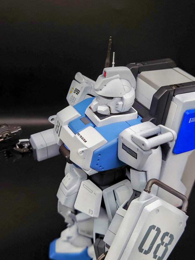 98作目　1/100 MG RX-79［G］地球連邦軍先行量産型モビルスーツ(改修型)ガンダムEz-8–3枚目/制作者：@kjyun_choroq
