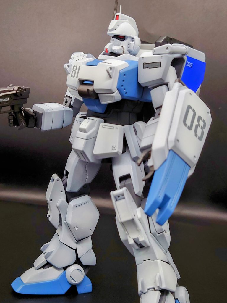 98作目　1/100 MG RX-79［G］地球連邦軍先行量産型モビルスーツ(改修型)ガンダムEz-8–4枚目/制作者：@kjyun_choroq