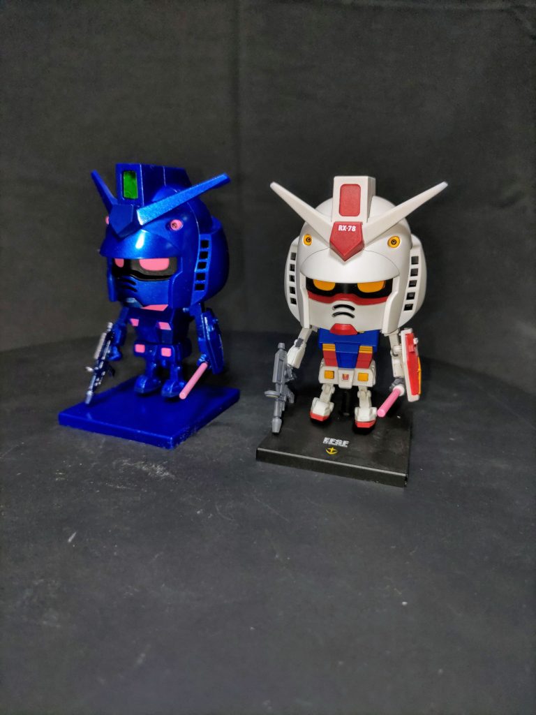 通常ガンプラくんとツーショット